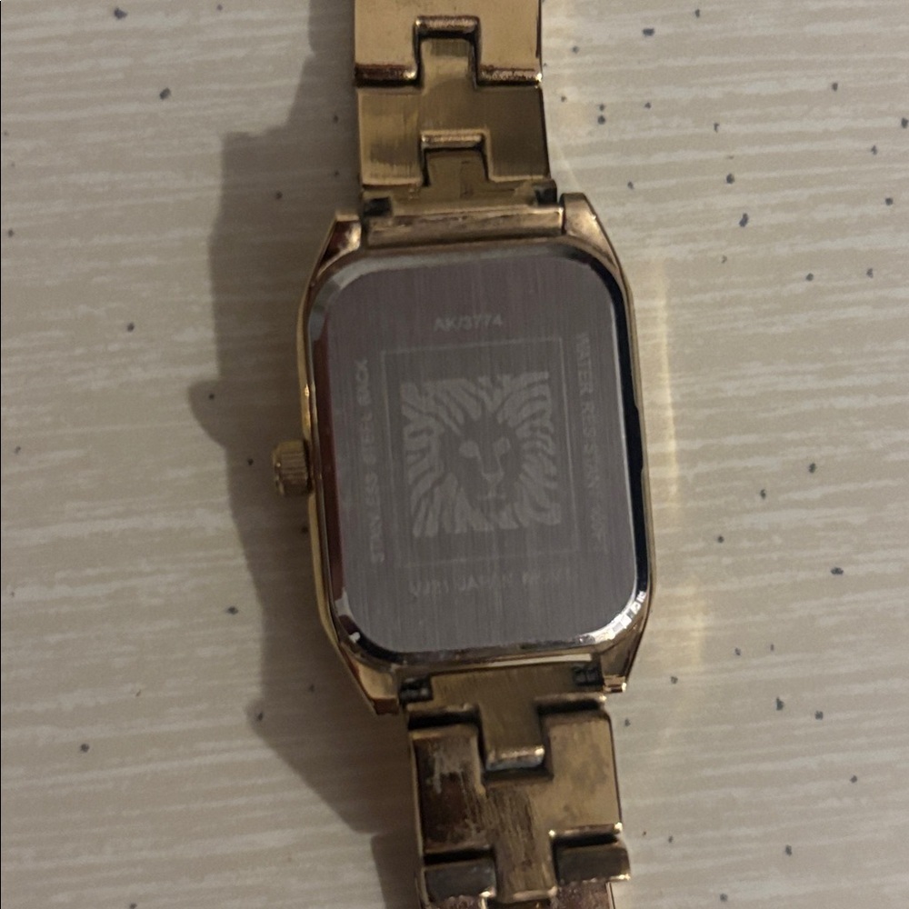 Set of 2 gold tone watches one is Anne Klein and one is a Walmart watch - Picture 5 of 8